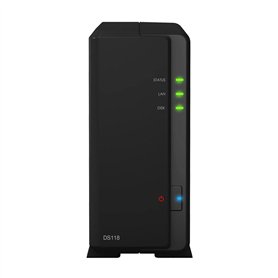 Synology DiskStation DS118 Serveur de Stockage NAS Compact Ethernet/LAN Noir RTD1296