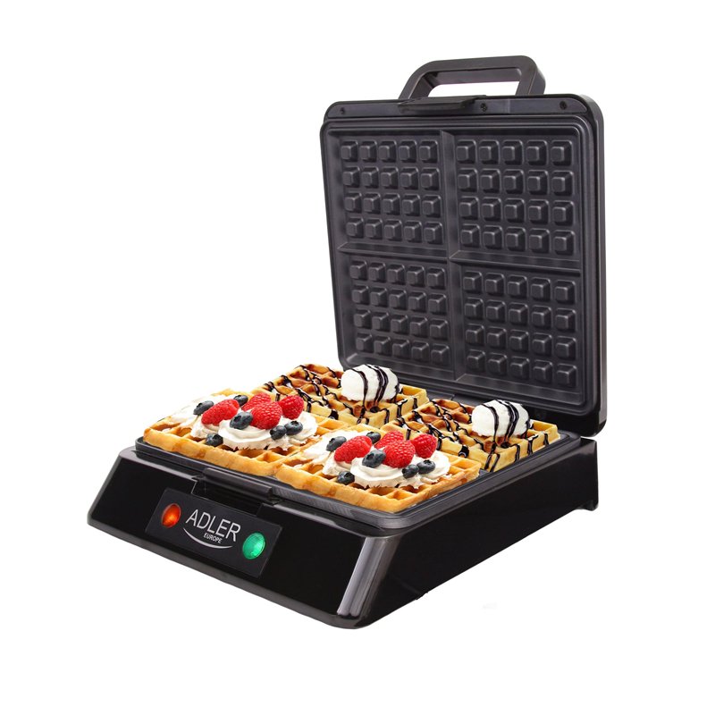 Adler AD 3036 Gaufrier, Plastique, Multicolore