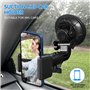 ShipeeKin Ventouse Support d'aspiration pour caméra Appareil Photo Compatible avec Tout Gopro Heros, SJCAM Series, Geekpro, Garm