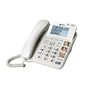 Geemarc Pack Senior - Téléphone Fixe Amplifié et Ses Combinés Additionnels avec Répondeur et Larges Touches Photo Personnalisabl