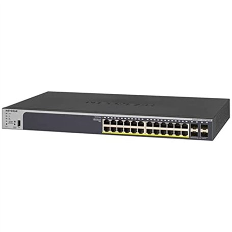 NETGEAR (GS728TPP) Smart Switch Ethernet Web manageable PoE professionnel 28 Ports RJ45 Gigabit - switch RJ45 avec 24 Ports PoE+