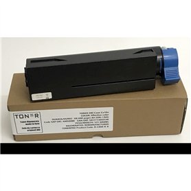 Toner OKI 44574802 pour MB461 MB471 MB491 B431 - Noir - 7.000 Pages - Régénéré Made in Italy