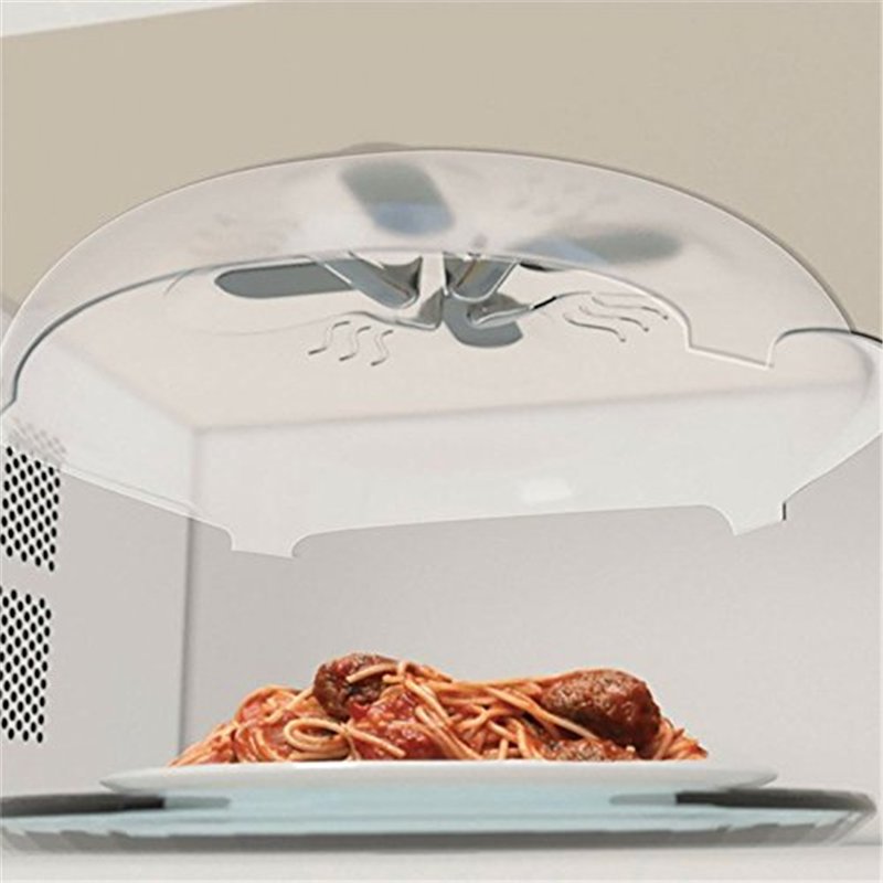 Image secondaire de SHOP-STORY - Couvercle Cloche Magnétique Aimanté pour Micro-Ondes Protection Contre Les Éclaboussures