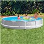 Intex - 26712NP - Kit Piscinette Prism Frame Ronde Tubulaire (Ø)3,66 X (H)0,76M