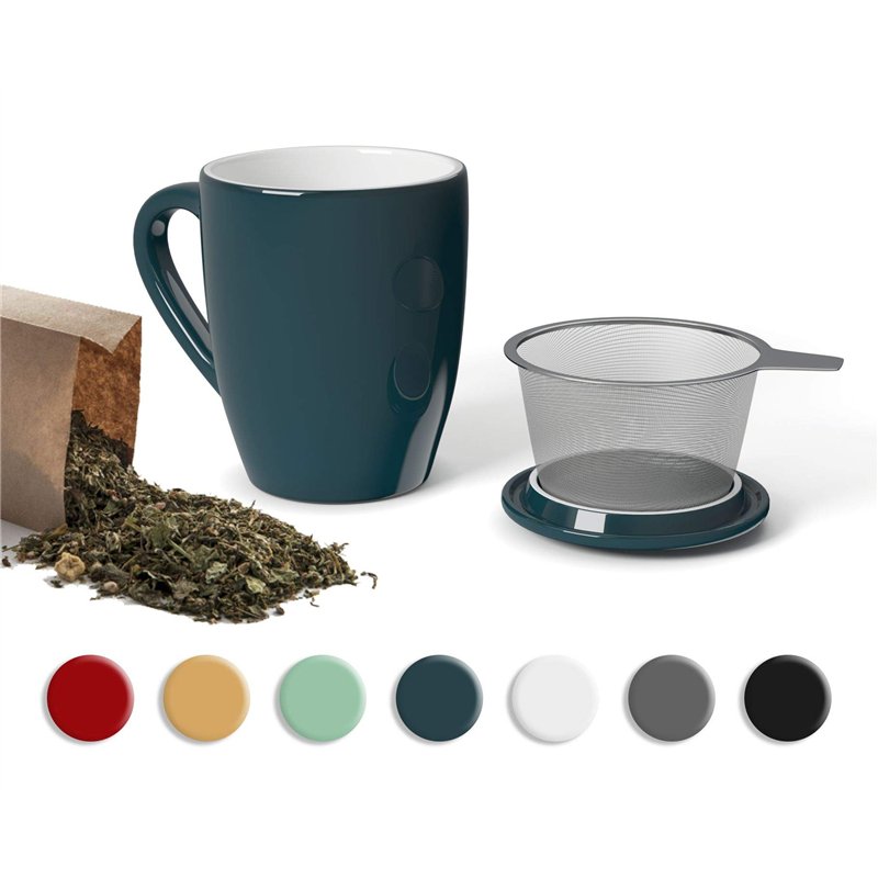 Maison Futée - Mug à thé Tisanière Bleue