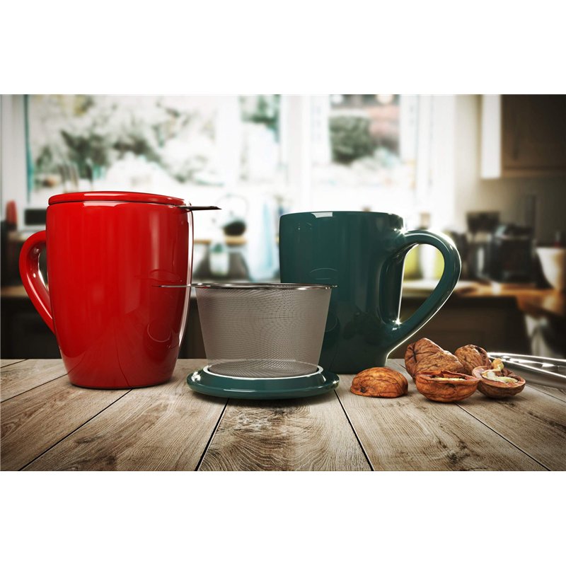Image secondaire de Maison Futée - Mug à thé Tisanière Bleue