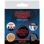 Stranger Things (Upside Down) pack de badge