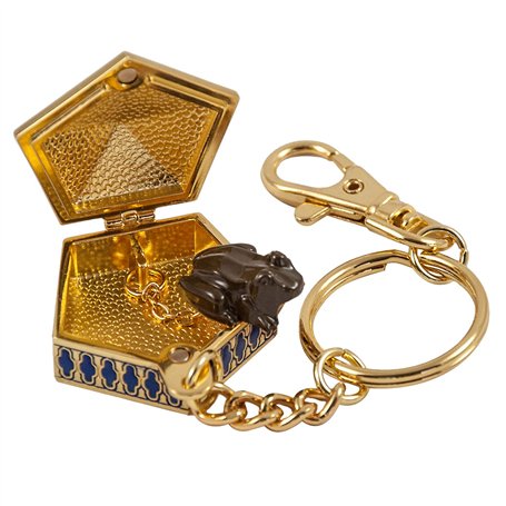 The Noble Collection Chocolate Frog Key Chain by Chocolate Frog Keyring For Keys With Honeydukes Sweetshop (NON-EDIBLE) Chocolat