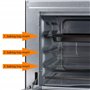 Clatronic Mini-four MBG 3726, petit four avec chaleur supérieure et inférieure, parfait pour les pizzas, les petits pains et les