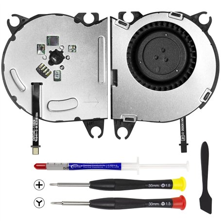 S-Union Ventilateur de Refroidissement Interne,CPU Ventilateur de Refroidissement Remplaçable avec Tournevis pour la Console Nin