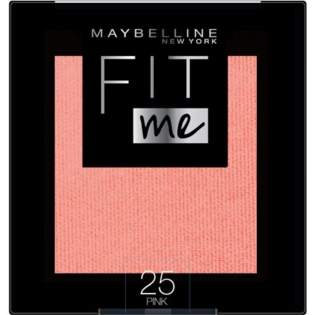 Maybelline Fit Me Tono 25 Pink Colorete En Polvo Mate Todo Tipo De Pieles. - 5Gr