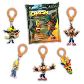 ClickDistribution UK Crash Bandicoot - Sac à Dos avec Figurine Miniature de Collection de 5,1 cm
