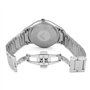 Emporio Armani Montre pour homme, mouvement date à trois aiguilles, boîtier en acier inoxydable de 43 mm avec bracelet en acier