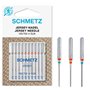SCHMETZ Aiguilles pour machines à coudre | 10 Aiguilles Jersey | 130/705 H SUK | Grosseur d'aiguille 4x 70/10, 4x 80/12 et 2x 90
