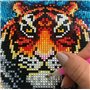 Sentosphère - 3902027 - Kit de Peinture Diamant - Tigre - Loisirs Créatifs - DIY pour Enfants et Adultes
