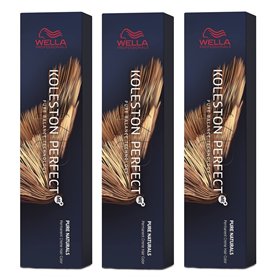 Wella Koleston Perfect ME+ 4/07 Lot de 3 flacons de coloration Koleston Perfect Marron moyen 60 ml