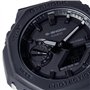 Casio Montre Quartz Homme 45.40mm avec Cadran Noir analogique/numérique et Bracelet en Plastic/Resin Strap Noir GA-2100-1A1ER