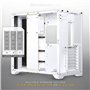 Magniumgear Neo Qube 2 IM, Double Chambre ATX Mid-Tower, Digital-RGB Infinity Mirror Front Panel, Tempered Glass Panels, Blanc