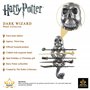 The Noble Collection The Dark Wizard Wand Set - 17in (43cm) PVC Dark Wizard Wand with Prismatic Bookmark - Officially Licensed H