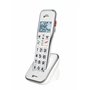 Geemarc Amplidect 595 Combi - Téléphone Filaire Amplifié et Son Combiné Additionnel avec Répondeur, Gros Boutons et Fonction SOS