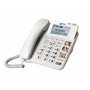 Geemarc Amplidect 595 Combi - Téléphone Filaire Amplifié et Son Combiné Additionnel avec Répondeur, Gros Boutons et Fonction SOS