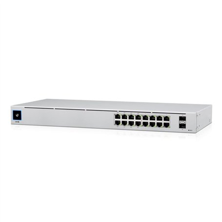 Ubiquiti USW-16-POE Switch Gestionado 16 Puertos Gigabit + 2 Puertos SFP