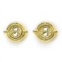 HARRY POTTER Zeitumkehrer Femme Set de Boucles d'oreilles Couleur Or Alliage Zinc