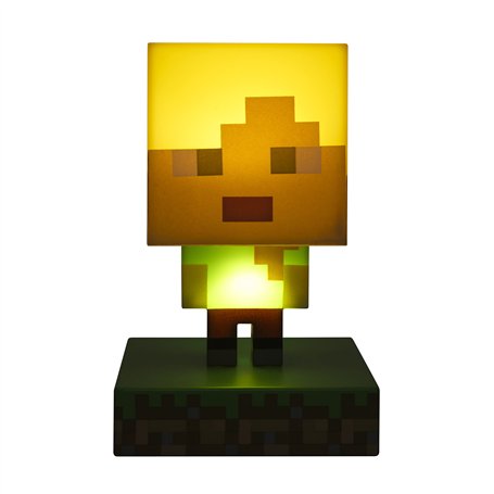 Paladone Lumière Icone Minecraft Alex BDP | Mini Veilleuse Fun Pixelisée | Très Lumineux à Collectionner, Multicolore