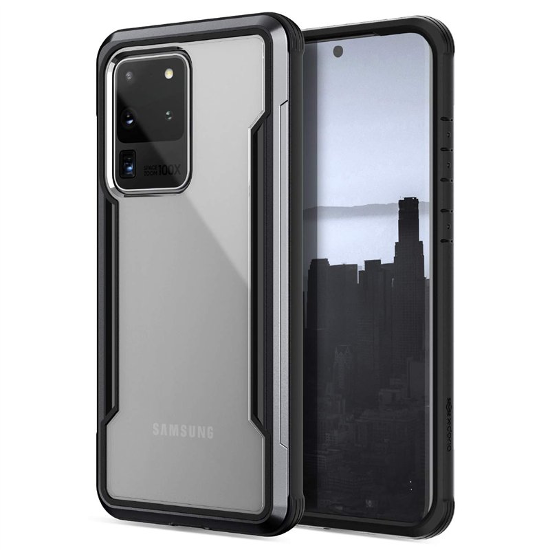 X-Doria Defense Shield Boîtier en Aluminium pour Samsung Galaxy S20 Ultra Compatible avec Les chargeurs Qi sans Fil (Drop Test 3