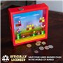 Super Mario Tirelire Marchandise Nintendo Officielle, Tirelire pour Économies, Cadeau pour Fans Mario Bros, 18cm (7")