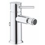 GROHE Mitigeur monocommande Bidet Start Classic, robinet avec tirette de vidage, mousseur à économique d'eau et orientable, chro