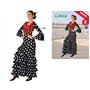 ATOSA déguisement danseuse flamenco noir M