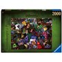 Ravensburger - Puzzle 2000 pièces - Puzzle Adultes - Dès 14 Ans - Les Méchants Disney - Collection Disney Villainous - Puzzle de