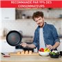 Tefal Unlimited On Poêle 24 cm, Induction, Revêtement antiadhésif résistant, Fonction Thermo-Signal, Fabriqué en France G25904AZ