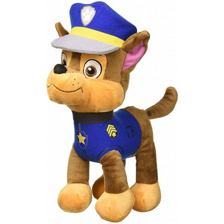 Play by Play La Pat' Patrouille - Peluche Personnage Chase, Berger Allemand ET Police (22CM Debout) Belle QUALITÉ