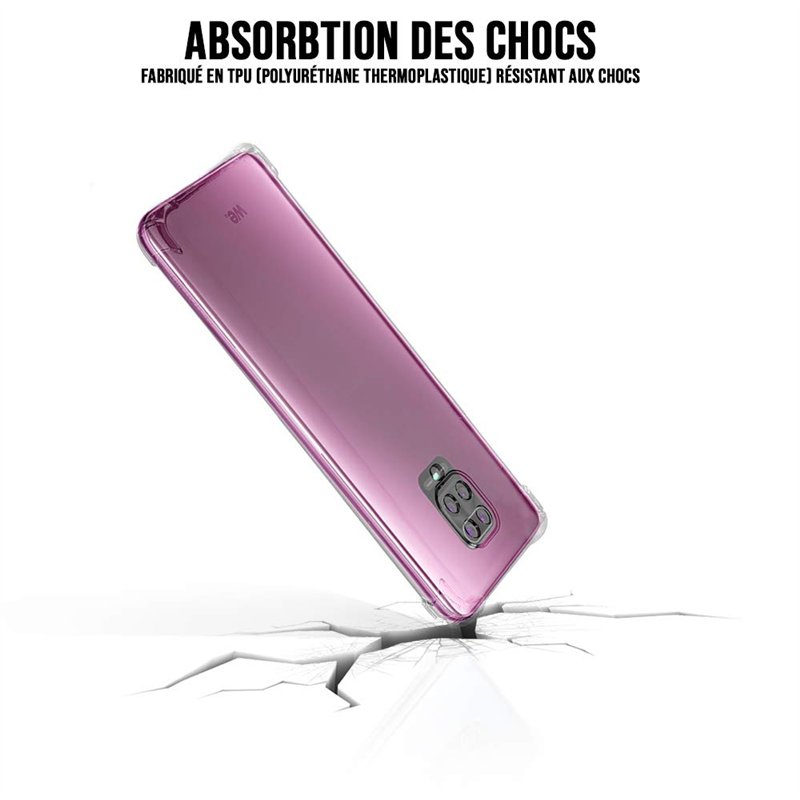 Image secondaire de WE Coque Compatible avec [IPHONE X/iPhone XS] - Housse Fine avec Technologie Absorption des Chocs & Finition Premium TPU Silicon