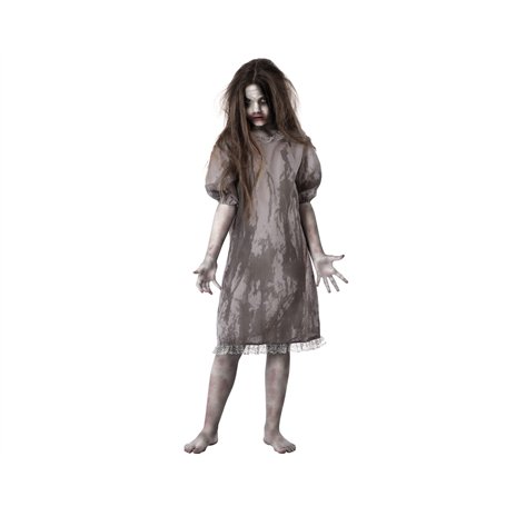 Atosa-65849 Halloween Déguisement Fille Morte, Femme, 65849, Blanc, 5-6 Ans