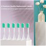 Tete de Brosse a Dent Electrique Compatibles avec Xiaomi Mijia - Lot de 6 Tête de Brosse à Dents Rechange compatibles avec Mi Ho