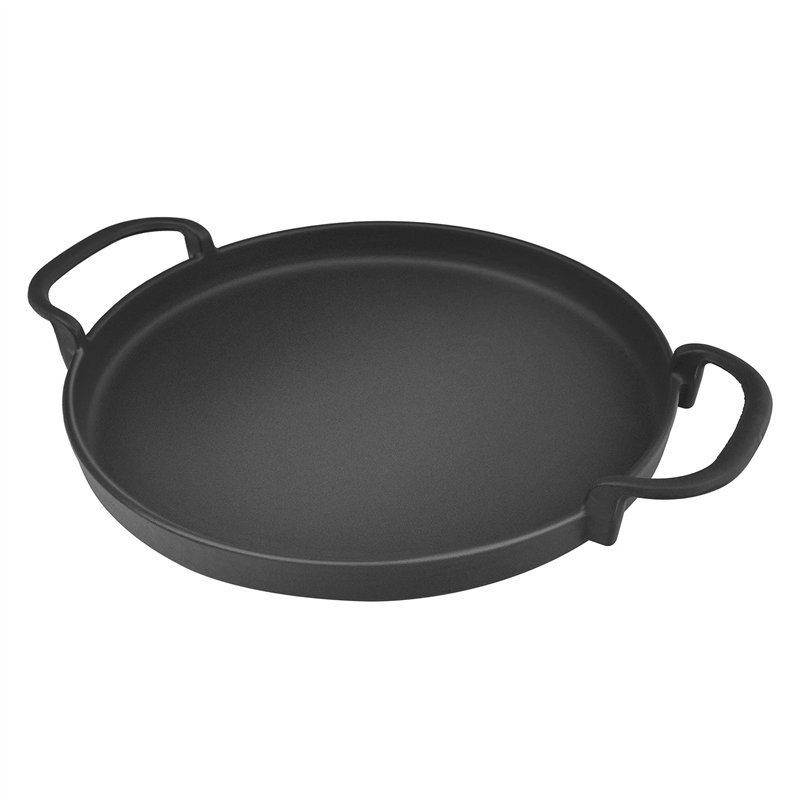 Onlyfire Poêle ronde en fonte Ø30,5 cm pour Weber Gourmet BBQ System 7421 | pièces de Rechange pour Weber 57cm Barbecue au Charb