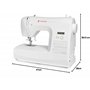 Singer Haute Couture F527C Machine à coudre électronique Professionnelle, 80 points, utilitaires, élastiques, décoratifs, Facile