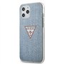 Guess GUHCP12LPCUJULLB Étui de Protection pour iPhone 12 Pro Max 6,7" Bleu