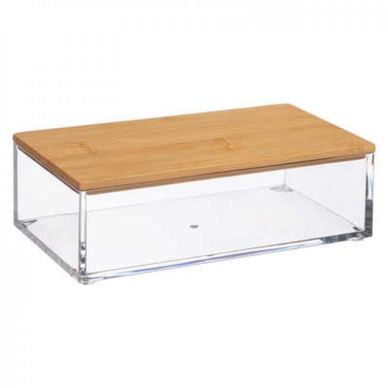 boite rangement rectangle s bam selena, transparen