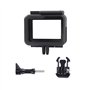 QIMEI-SHOP Cadre Boîtier Protection Compatible avec GoPro Hero7/(2018)/6/5 Coque Bordure avec Prise et vis Mobiles Amovibles Noi