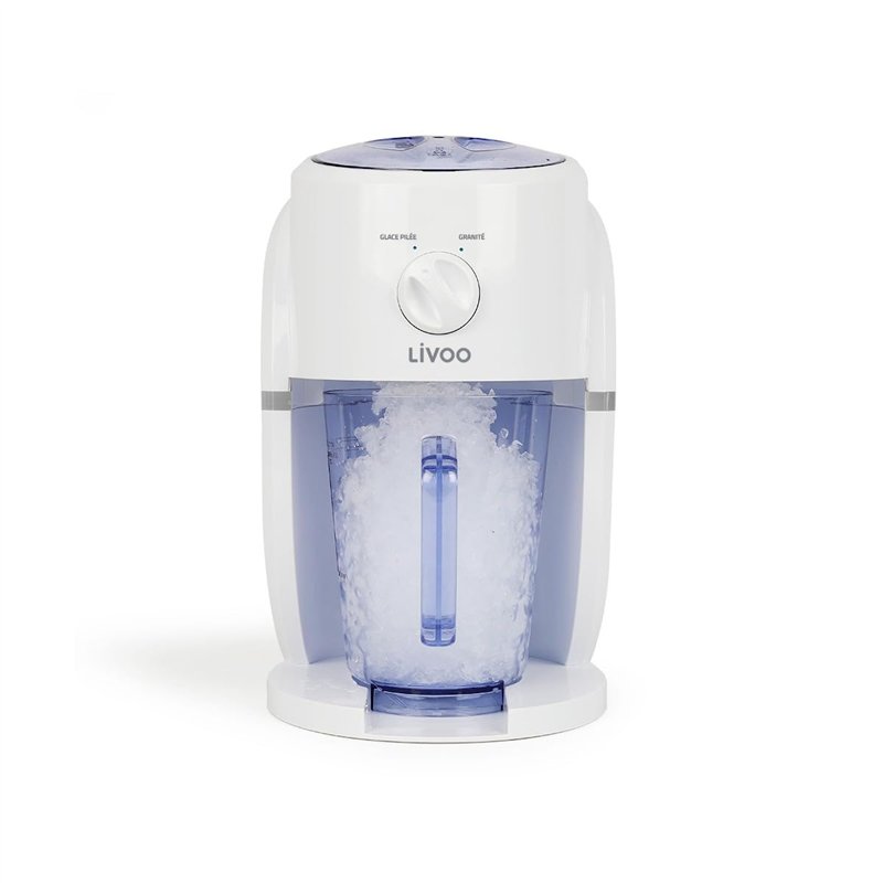 Livoo – Appareil 2 en 11 granités et glace pilée DOM430 – 1,1L, 2 tailles de glace possible, 250g/minutes, 25W