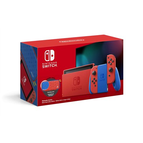 Nintendo Console Switch Edition Mario Rouge/Bleu