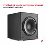 Fenton SHFS12B Subwoofer Amplifié 12 Noir, Caisson de Basse Actif, 400 Watts Max, Bass-Reflex, Qualité Sonore Optimale, Caisson 