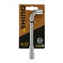 RHINO - Clés tubulaires et à Pipe, Clé à Pipe débouchée 10 mm - Diamètre 10 mm - Empreinte 6/12 pans - Fabriqué en Acier (Chrome