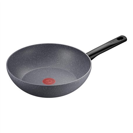 Tefal Natural On Wok 28 cm, Induction, Revêtement antiadhésif, Fonction Thermo-Signal, Emballage éco-responsable, Fabriqué en Fr