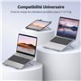 UGREEN Support Ordinateur Portable Aluminium Ventilé 8 à 17,3 Pouces Laptop Stand Réglable en Hauteur sur 5 Niveaux Porte Pliabl
