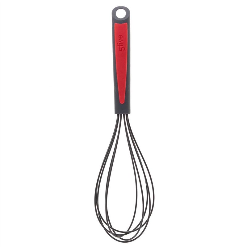5five - fouet silicone 'silitop' noir et rouge